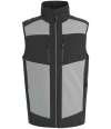 RG385 TRA907 Regatta E-Volve Unisex Two Layer Soft Shell Bodywarmer mineral grey / Ash colour image